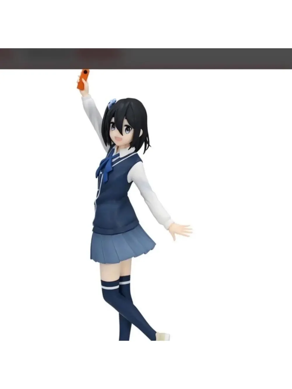 FuRyu Ena Saitou Figure Laid-Back Camp Blue New School Uniform Prize Figure